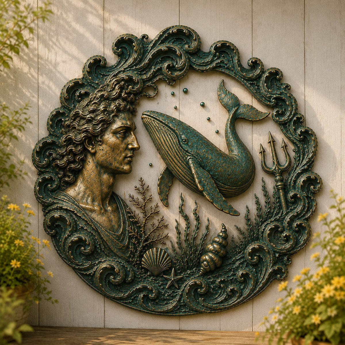 🌊 🔱Vintage Ocean Theme Wall Decor Collection